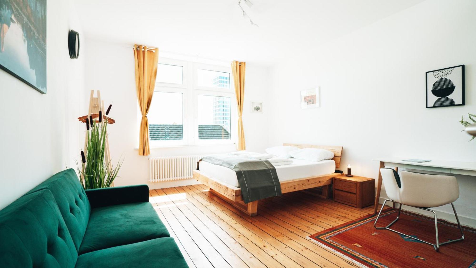 4-Schlafzimmer-Terrassensuite Oasis - Workspace Em-Apartments Deutschland Bielefeld Luaran gambar